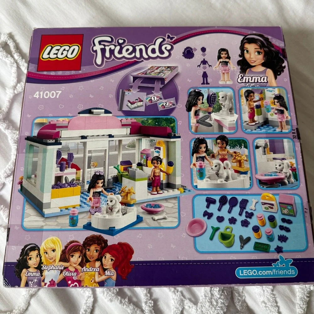 Lego Friends heartlake pet Salon 41007 New